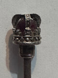 Crown Jewels London England Coat of Arms Silverplated  Souvenir Spoon