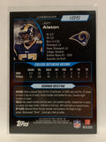 #185 Jon Alston Rookie St Louis Rams 2006 Bowman Football Card NFL