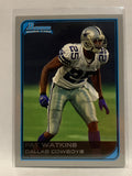 #184 Pat Watkins Rookie Dallas Stars 2006 Bowman Football Card NFL