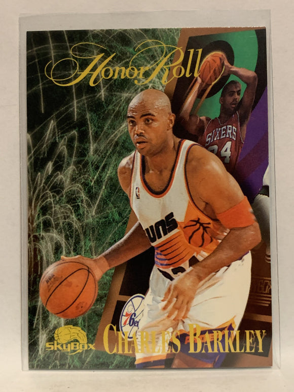 #268 Charles Barkley Honor Roll Pheonix Suns 1995-96 Skybox Premium Basketball Card NBA