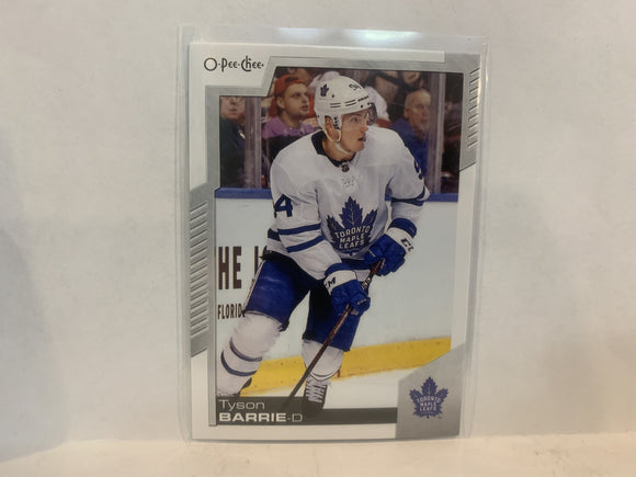 #204 Tyson Barrie Toronto Maple Leafs 2020-21 O-PEE-CHEE Hockey Card MT