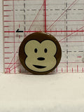 Monkey Face Button Pinback