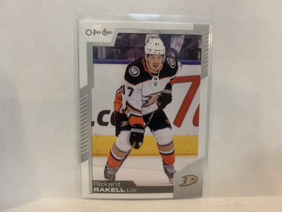 #124 Rickard Rakell Anaheim Ducks 2020-21 O-PEE-CHEE Hockey Card MT