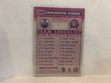 #562 Team Checklist Edmonton Oilers 2020-21 O-PEE-CHEE Hockey Card MT