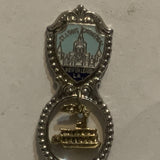 St Louis Cathedral New Orleans Louisiana Steam River Paddle Boat Collectable Souvenir Spoon DZ
