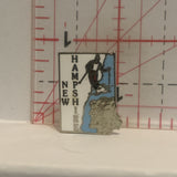 New Hamshire Skiing Lapel Hat Pin