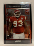 #BC28 Demarcus Tyler Rookie Kansas City Chiefs 2007 Bowman Chrome Football Card NFL