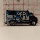 Purple Sabre Tooth Van ©1988 Hot Wheels Diecast Car FL