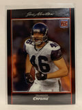 #BC27 Joe Newton Rookie Seattle Seahawks 2007 Bowmn Chrome Football Card NFL