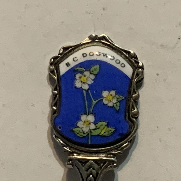Victoria BC Dogwood Flower Collectable Souvenir Spoon AU