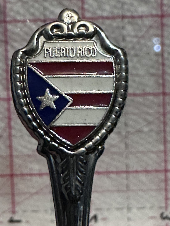 Puerto Rico Flag  Souvenir Spoon
