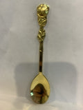 Yellow Rose Flower Souvenir Spoon