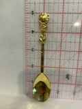 Yellow Rose Flower Souvenir Spoon