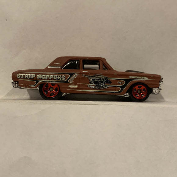 Red Strip Hoppers Easter 2011 Ford Thunder Bolt ©2001 Hot Wheels Diecast Car FL