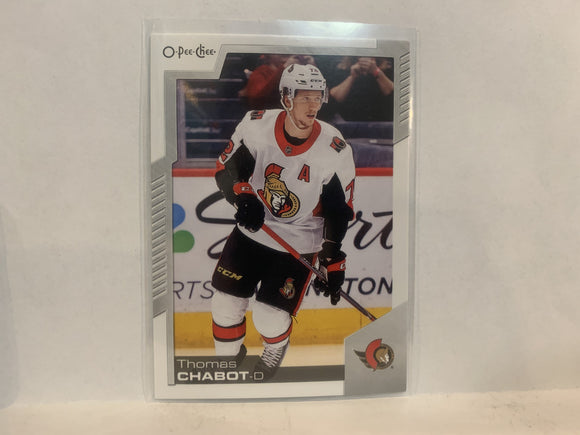 #293 Thomas Chabot Ottawa Senators 2020-21 O-PEE-CHEE Hockey Card MU