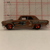 Red Strip Hoppers Easter 2011 Ford Thunder Bolt ©2001 Hot Wheels Diecast Car FL