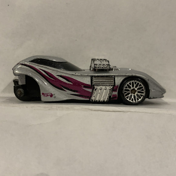 Grey Stock Racer ©1993 Hot Wheels Diecast Car FL