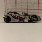 Grey Stock Racer ©1993 Hot Wheels Diecast Car FL