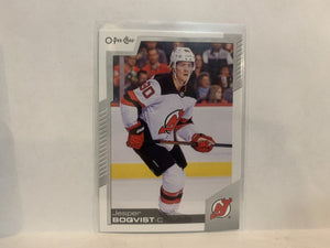 #156 Jesper Boqvist New Jersey Devils 2020-21 O-PEE-CHEE Hockey Card MU