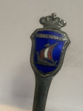 Kobenhavn Denmark Crest Emblem Souvenir Spoon