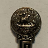 Greece Sailing Ship Boat Collectable Souvenir Spoon AV