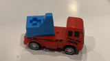 Red Truck King Crane Constuction Unbranded Toy Diecast Car
