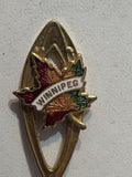 Winnipeg Manitoba Leaf Canada  Souvenir Spoon
