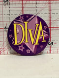 Diva Button Pinback