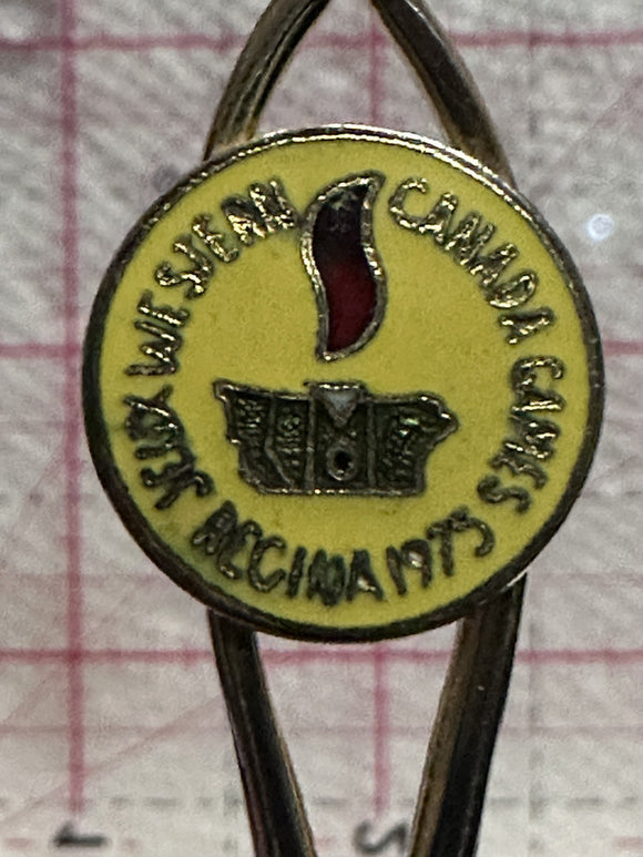 Canada Games Regina 1975 Saskatchewan Silver Plated  Souvenir Spoon