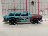 Blue Speed Shop Chevy Nomad FJW69 M14 1969 2017 Hot Wheels Diecast Car