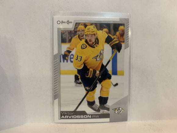 #220 Viktor Arvidsson Nashville Predators  2020-21 O-PEE-CHEE Hockey Card MU