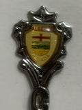 Alix Alberta Canada Crest  Souvenir Spoon