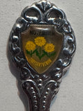 November Chrysanthemum Flower  Souvenir Spoon