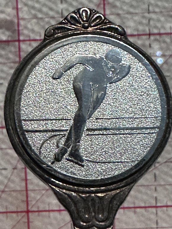 Speed Skating Thank You Martin  Souvenir Spoon