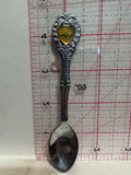 November Chrysanthemum Flower  Souvenir Spoon