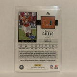 #392 DeeJay Dallas Rookie Miami Hurricanes 2020 Score Football Card LA