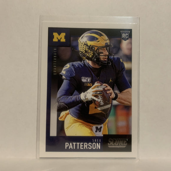 #366 Shea Patterson Rookie Michigan Wolverines 2020 Score Football Card LA