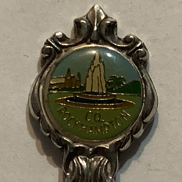 Rock Hampton Central Queensland Australia Collectable Souvenir Spoon AV