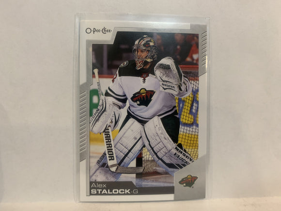 #379 Alex Stalock Minnesota Wild 2020-21 O-PEE-CHEE Hockey Card MV