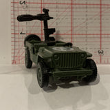 Green Army Assault Jeep Unbranded Diecast Car FM
