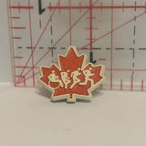 Para Athletics Canadian Maple Leaf Lapel Hat Pin