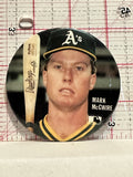 Mark McGwire Oakland Athletics Button Pinback
