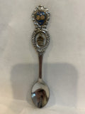 Fort St John BC Well Dogwood Flower Souvenir Spoon