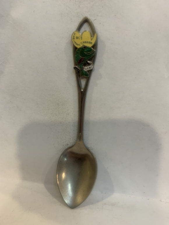 Kamloops BC Canada Kami Fish Mascot Souvenir Spoon