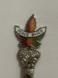 Peace River Alberta Maple Leaf Souvenir Spoon