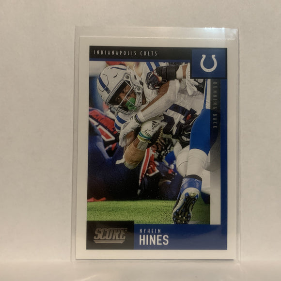 #99 Nyheim Hines Indianapolis Colts 2020 Score Football Card LB