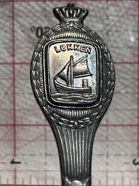 Lokken Ship Boat Danmark Denmark  Souvenir Spoon