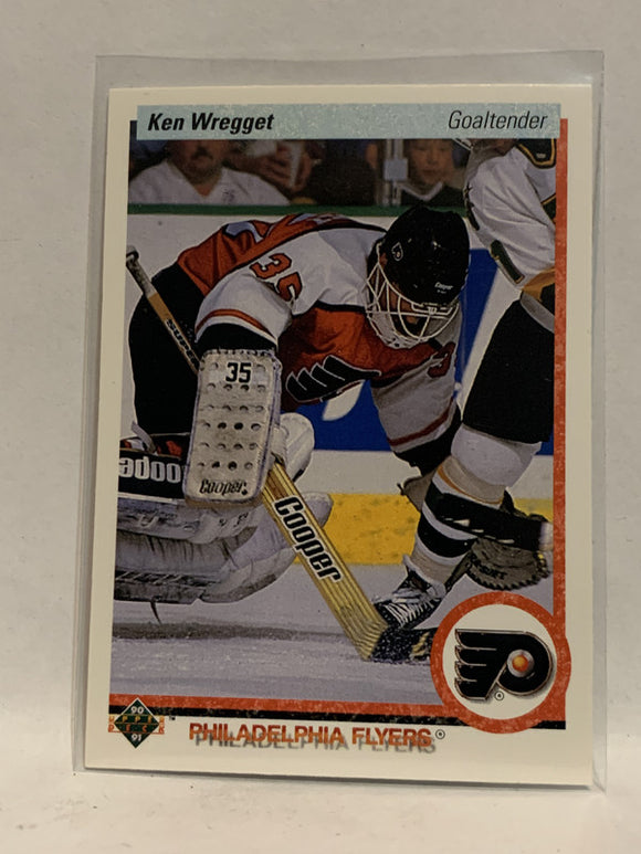 # 89 Ken Wreggot Philadelphia Flyers 1990-91 Upper Deck Hockey Card