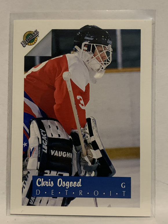 # 38 Chris Osgood Detroit  1991 Ultimate Draft Football Card