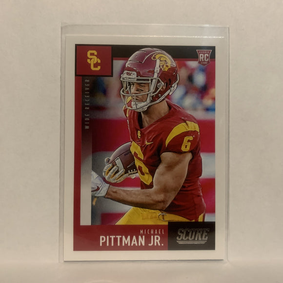 #437 Michael Pittman Jr Rookie USC Trojens 2020 Score Football Card LB